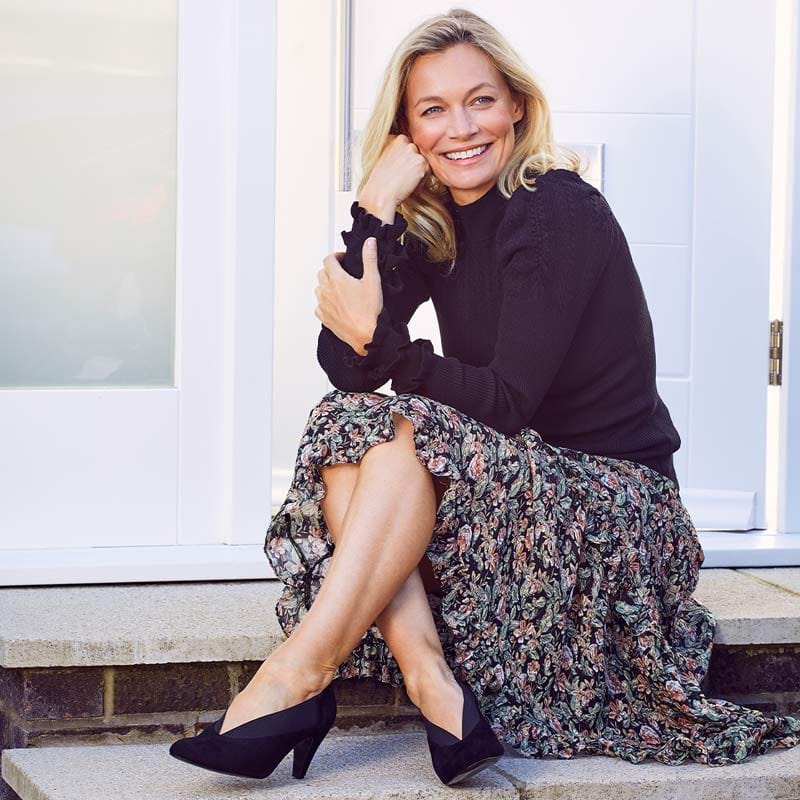 Shoes Mercy: Black Suede Sole Bliss USA