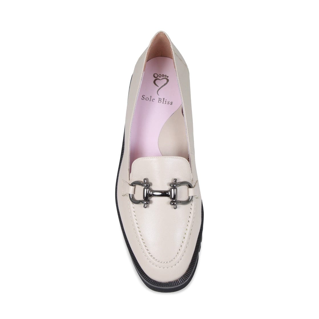 Shoes Terri: Ivory Leather Sole Bliss USA