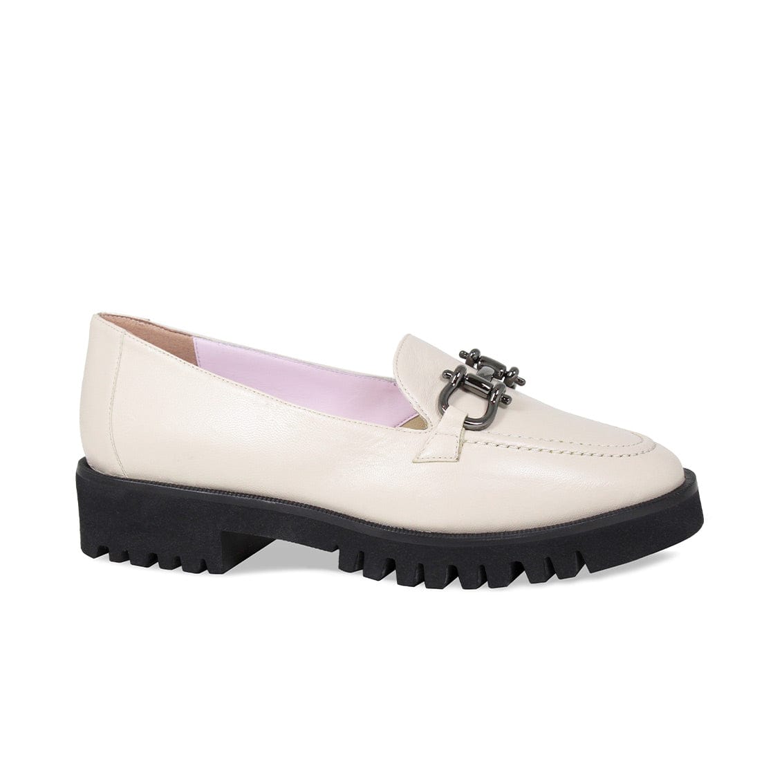 Shoes Terri: Ivory Leather Sole Bliss USA