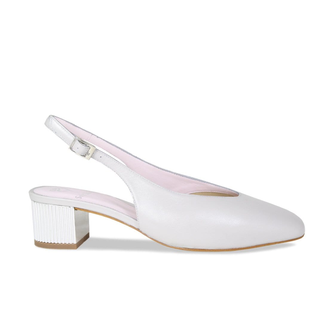 Shoes Verity: Pale Gray Leather Sole Bliss USA