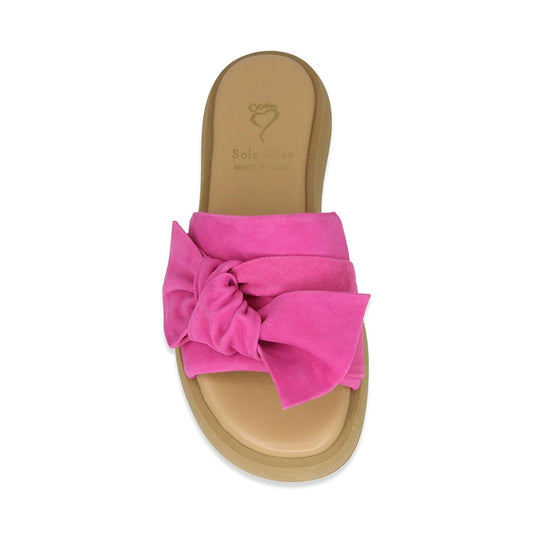 Bailey: Fuchsia Suede Shoes Sole Bliss