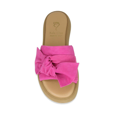 Shoes Bailey: Fuchsia Suede Sole Bliss USA