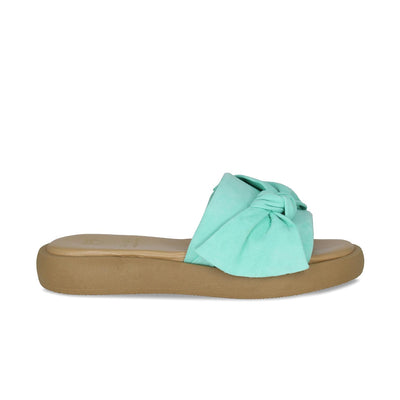 Shoes Bailey: Aqua Suede Sole Bliss USA