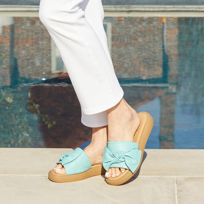 Bailey: Turquoise Leather
