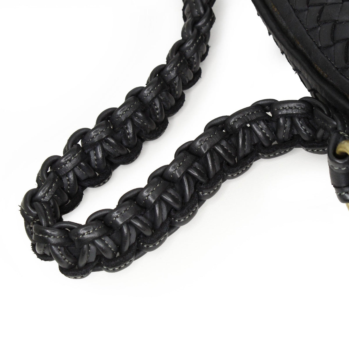 Bethany: Black Weave Leather Bags Sole Bliss Black Weave Leather
