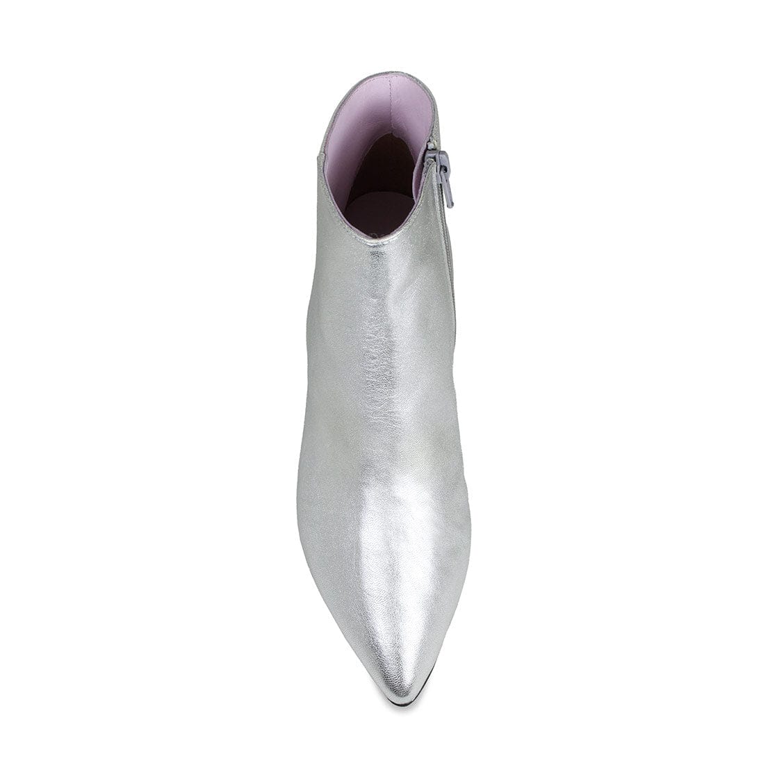 Billie: Silver Leather Boots Sole Bliss