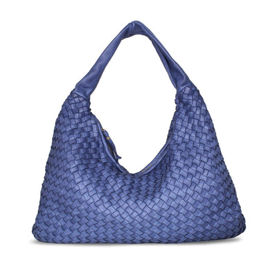 Bags Blythe: Denim Weave Leather Sole Bliss USA
