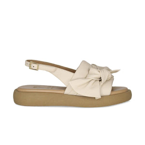 Shoes Bonnie: Cream Leather Sole Bliss USA