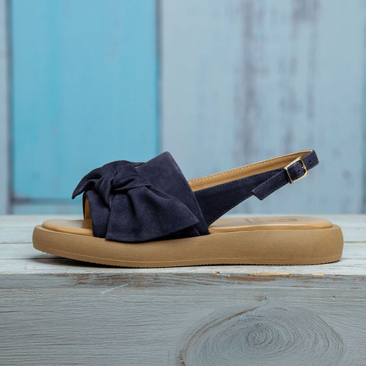 Bonnie: Navy Suede Shoes Sole Bliss