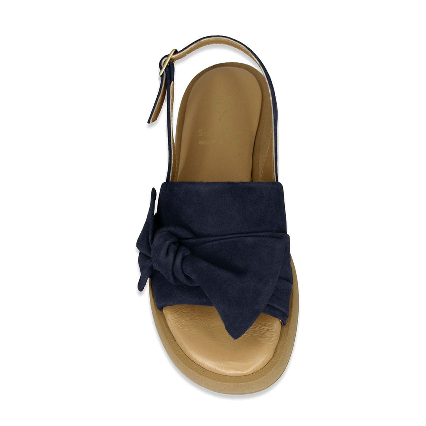 PRE ORDER - Bonnie: Navy Suede Shoes Sole Bliss
