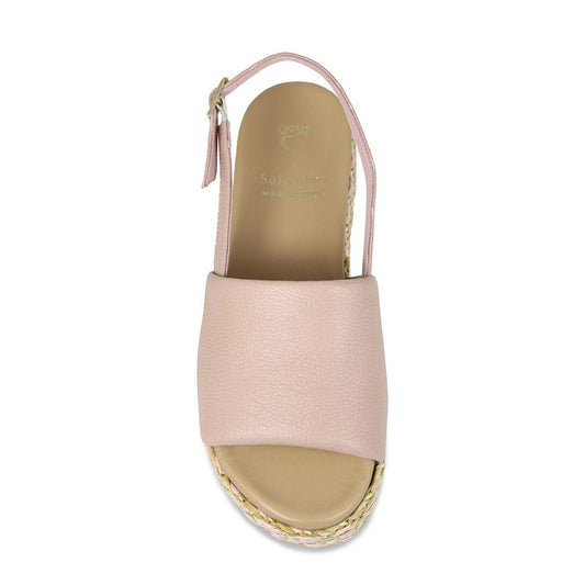 Brandy: Blush Leather Shoes Sole Bliss