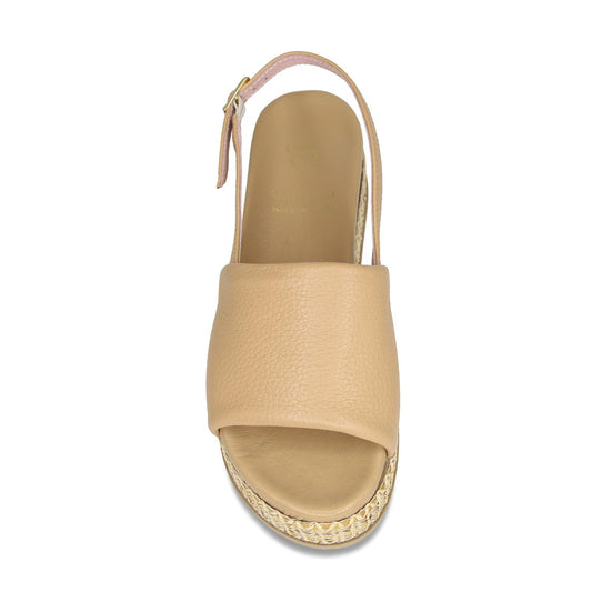 Brandy: Nude Leather Shoes Sole Bliss