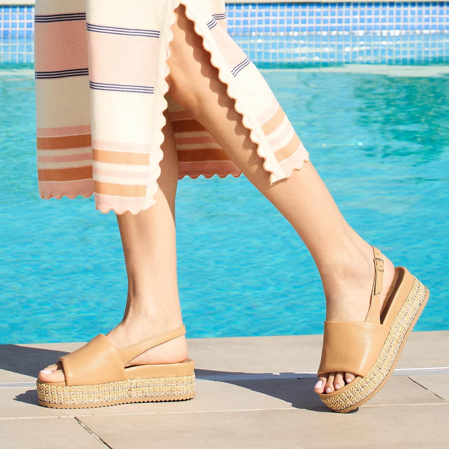 Brandy: Nude Leather Shoes Sole Bliss