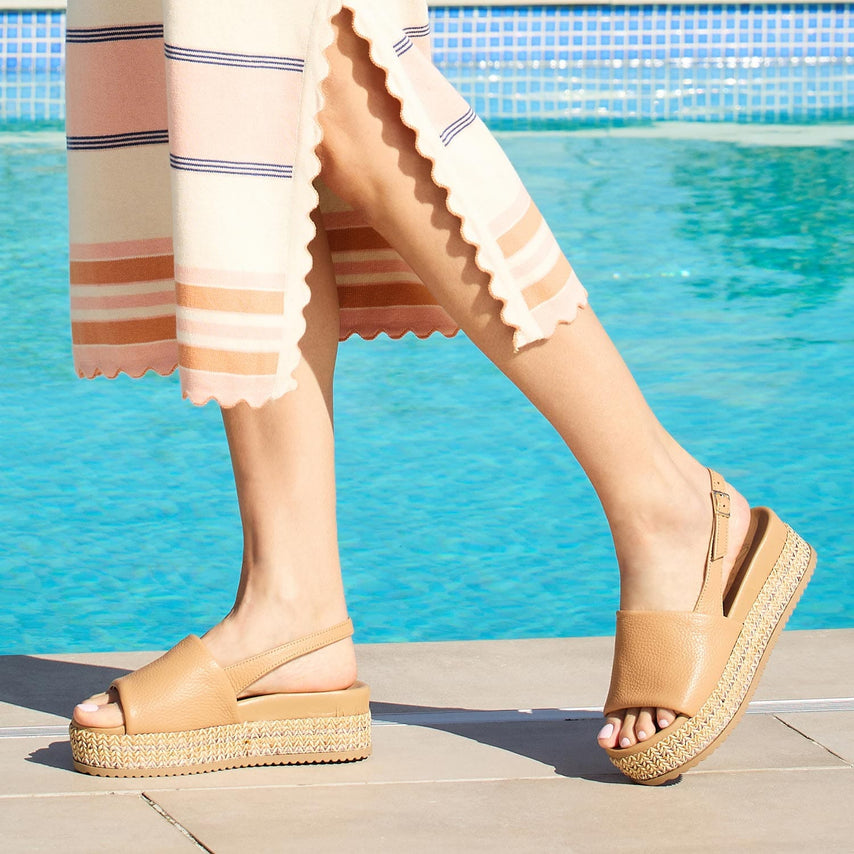 Brandy: Nude Leather Shoes Sole Bliss