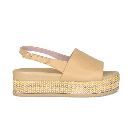 Brandy: Nude Leather Shoes Sole Bliss