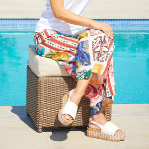 Shoes Brandy: White Leather & Multi Sole Bliss USA