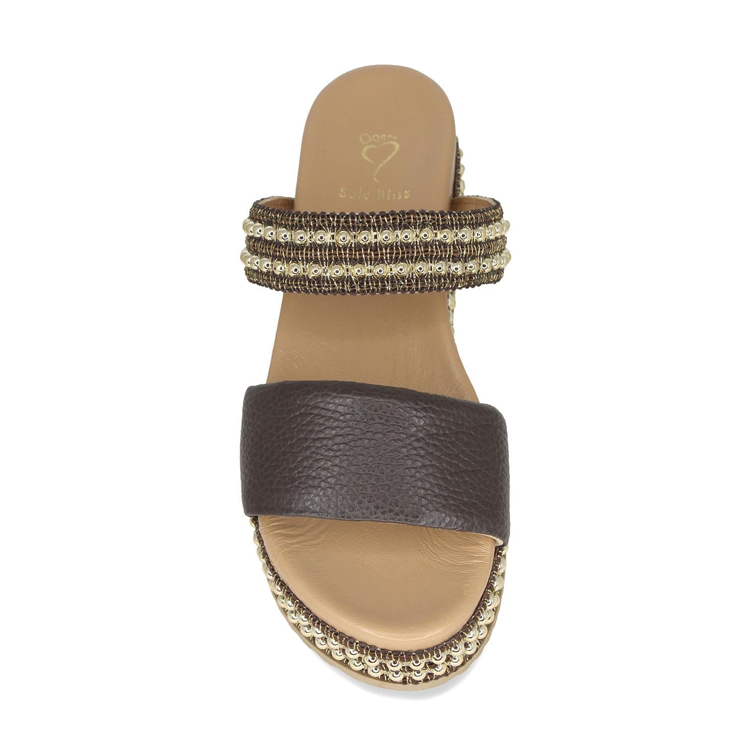 Brooke: Brown Leather Shoes Sole Bliss