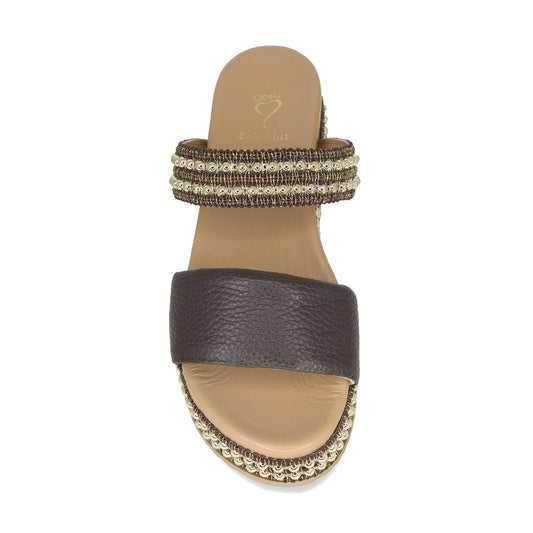 Brooke: Brown Leather Shoes Sole Bliss