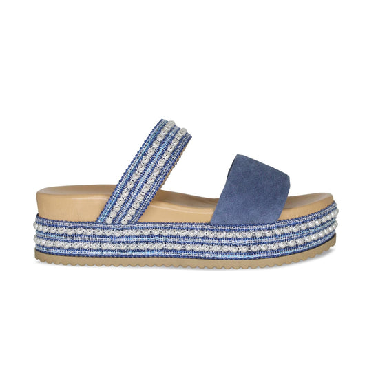 Brooke: Denim Suede Shoes Sole Bliss