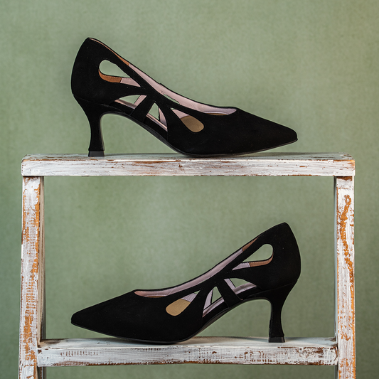 Camille: Black Suede