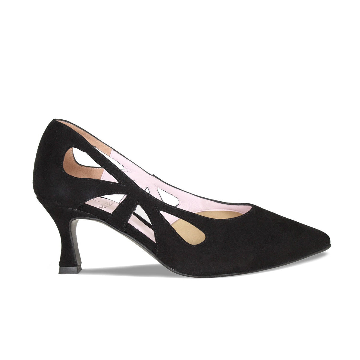 Camille: Black Suede Shoes Sole Bliss