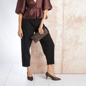 Shoes Carmen: Metallic Suede Sole Bliss USA