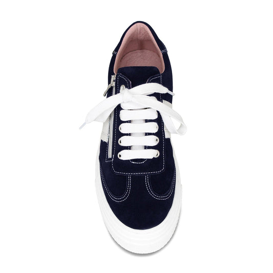 Dash: Navy Suede Shoes Sole Bliss