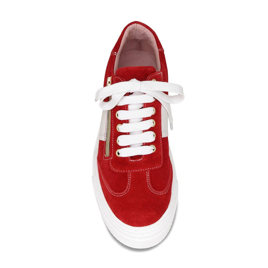 Dash: Red Suede Shoes Sole Bliss