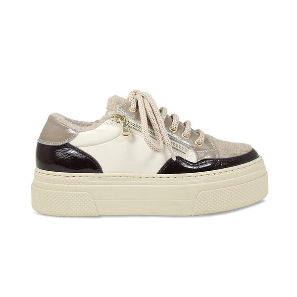 Denver: Multi Patent - Wool Lined Sneakers | Sole Bliss  display picture 1