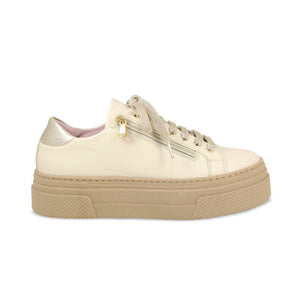 Shoes Diva: Cream Leather Sole Bliss USA