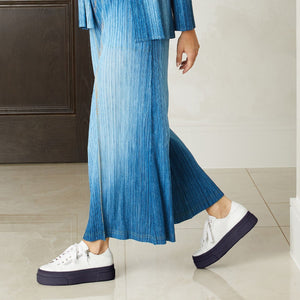 Shoes Diva: White Leather & Navy Sole Bliss USA