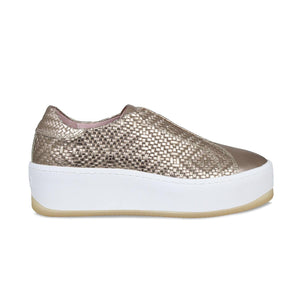 Shoes Drama: Metallic Weave Leather Sole Bliss USA