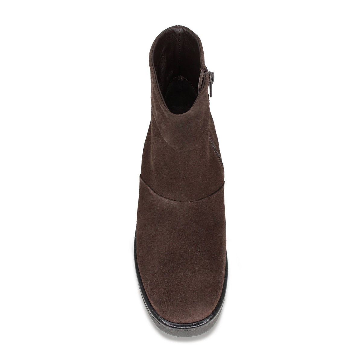 Eleanor: Chocolate Suede Boots Sole Bliss