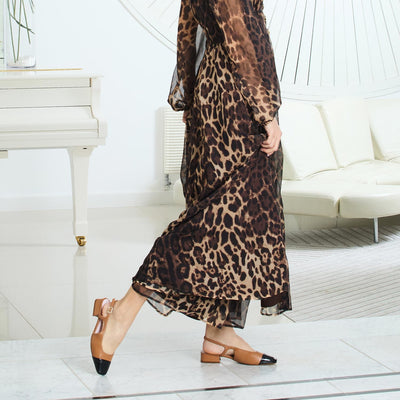 Shoes Farrah: Tan Leather & Black Patent Sole Bliss USA