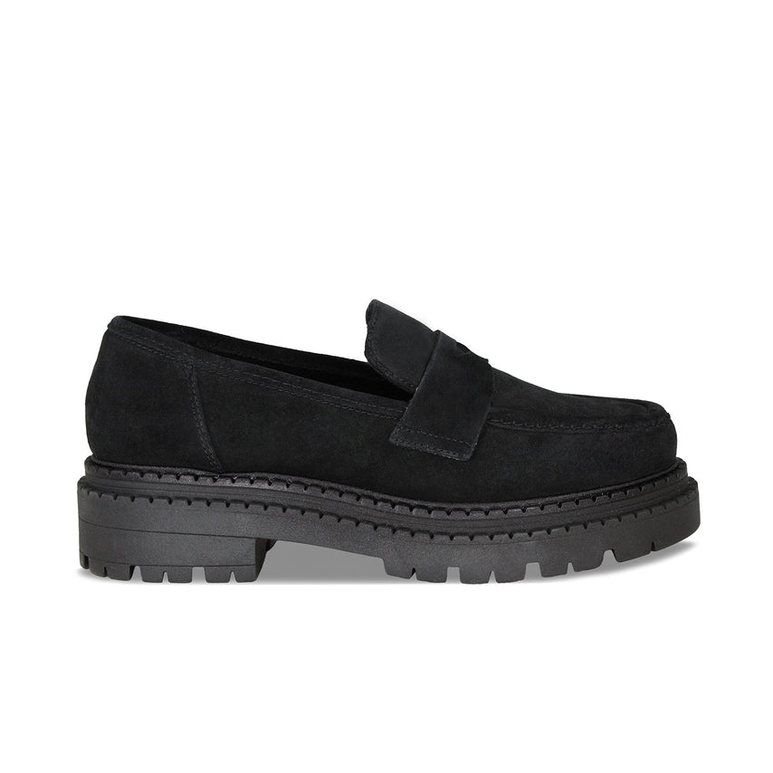 Fawn: Black Suede Shoes Sole Bliss
