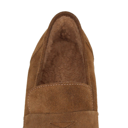 Fawn: Tan Suede & Wool
