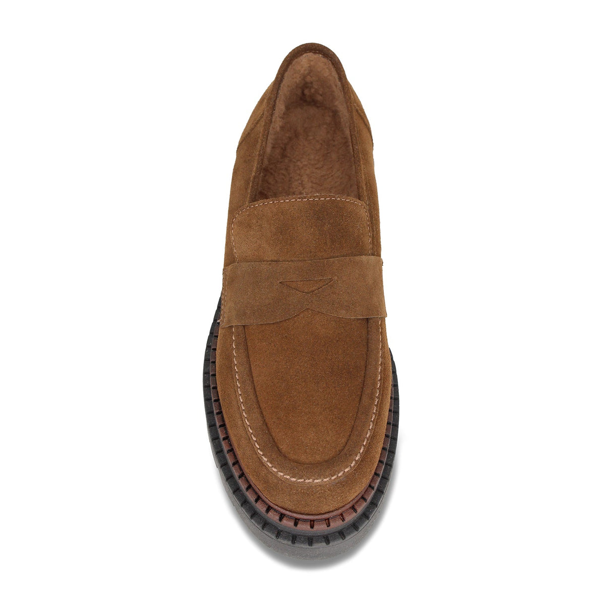 Fawn: Tan Suede Shoes Sole Bliss