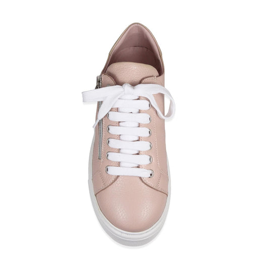 Feather: Blush Leather Shoes Sole Bliss
