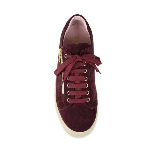 Feather: Bordeau Suede Shoes Sole Bliss