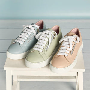 Shoes Feather: Blush Leather Sole Bliss USA