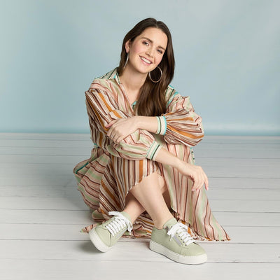 Feather: Mint Leather - Cushioned Sneakers for Bunions | Sole Bliss Sole Bliss USA Feather: Mint Leather - Cushioned Sneakers for Bunions | Sole Bliss Sole Bliss USA