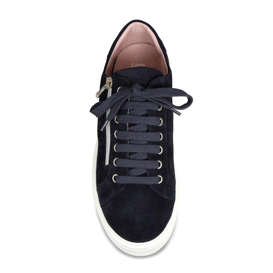 Feather: Navy Suede Shoes Sole Bliss