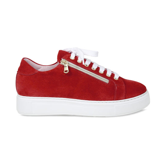 Feather: Red Suede