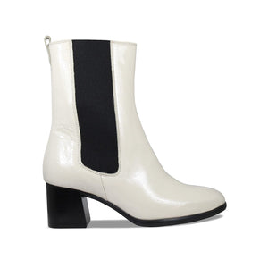 Boots Fern: Cream Patent Sole Bliss USA