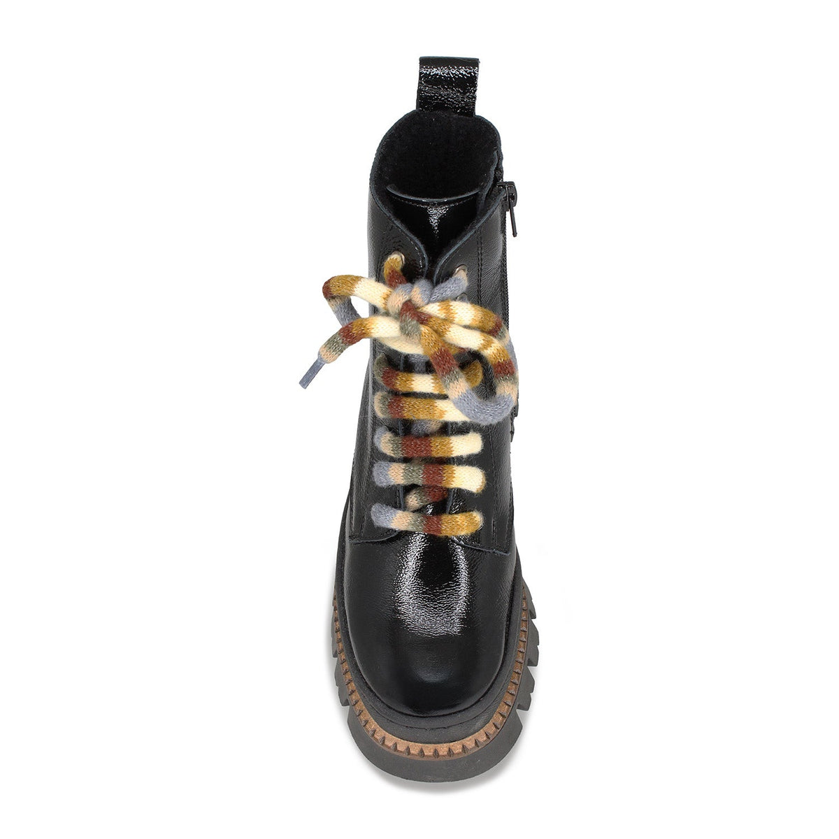 Fjord: Black Patent Boots Sole Bliss