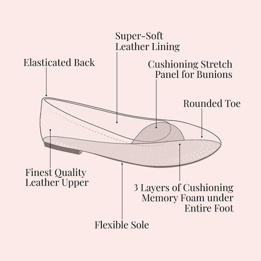 Luna: Black Leather & Patent Shoes Sole Bliss