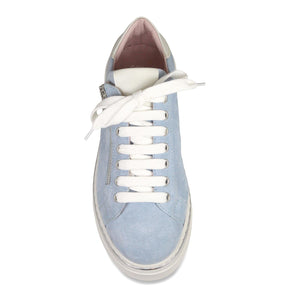 Shoes Glee: Pale Blue Suede Sole Bliss USA