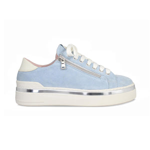 Shoes Glee: Pale Blue Suede Sole Bliss USA