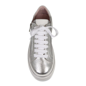Shoes Glee: Silver Leather Sole Bliss USA