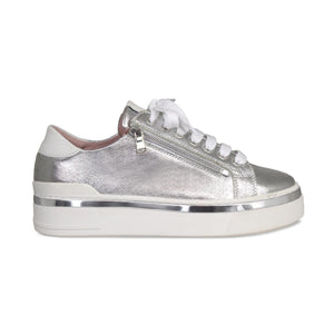 Shoes Glee: Silver Leather Sole Bliss USA